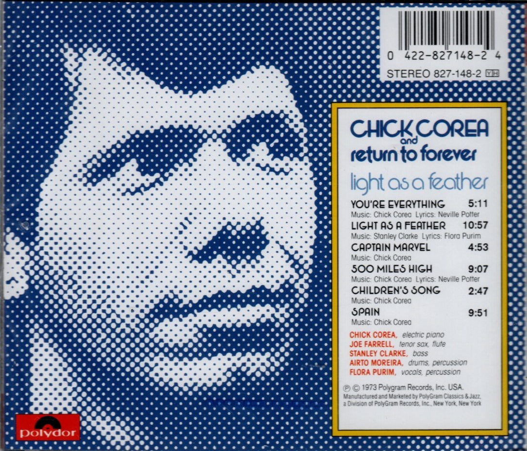 CD Chick Corea & Return To Forever – Light As A Feather