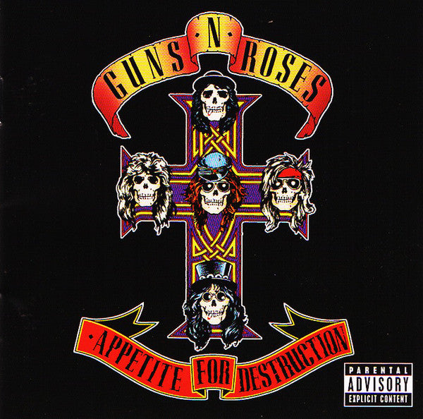 CD Guns N' Roses ‎– Appetite For Destruction