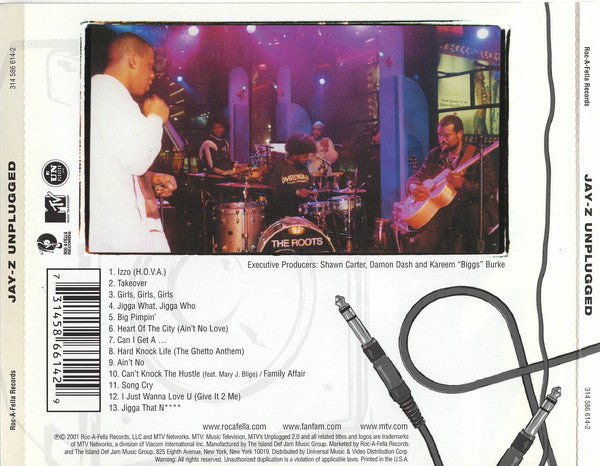 CD Jay-Z ‎– Unplugged