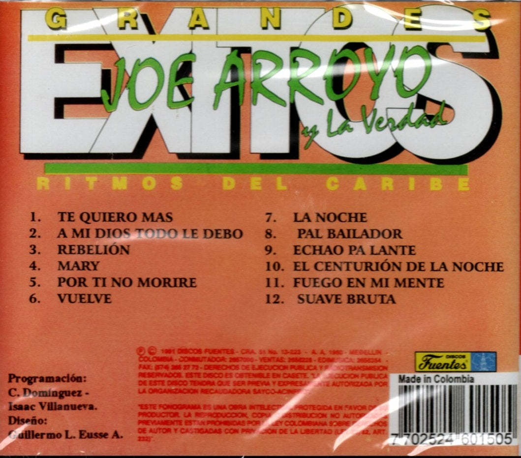 CD Joe Arroyo y La Verdad ‎– Grandes éxitos