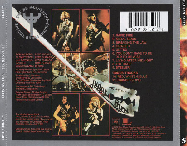 CD Judas Priest – British Steel