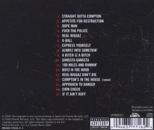 CD N.W.A ‎– The Best Of N.W.A The Strength Of Street Knowledge
