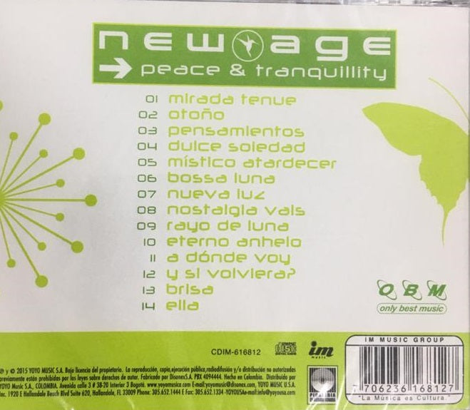 CD New Age - Peace & Tranquility