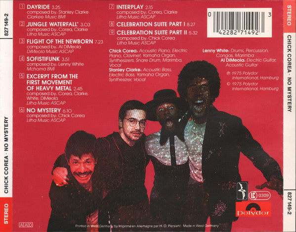 CD Return To Forever Featuring Chick Corea – No Mystery