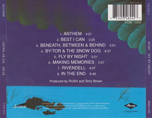 CD Rush - Fly by Night