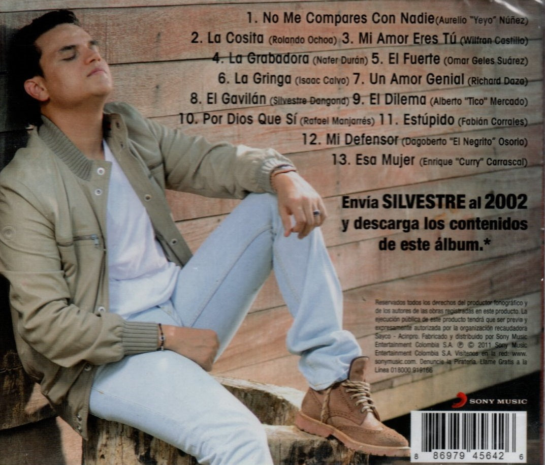 CD Silvestre Dangond & Juancho De La Espriella ‎– No Me Compares Con Nadie