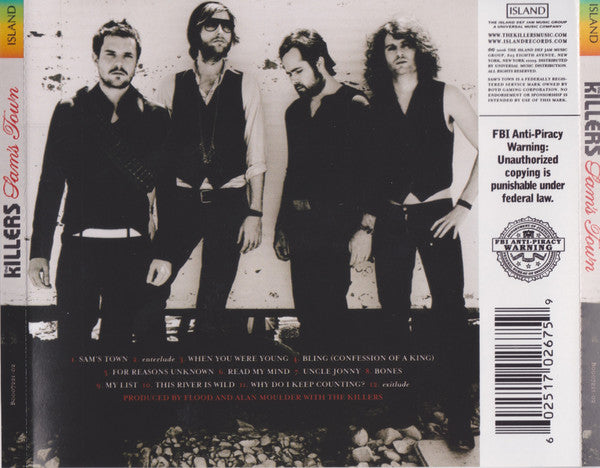 CD The Killers ‎– Sam's Town