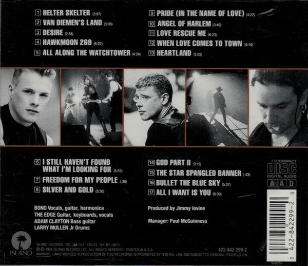 CD U2 – Rattle And Hum