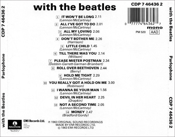 CD The Beatles · With The Beatles