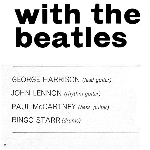 CD The Beatles · With The Beatles