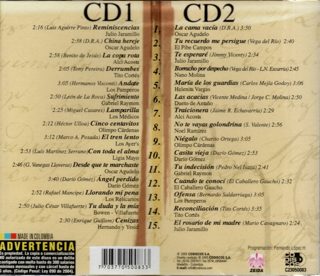 CDX2 Idolos Del Pueblo - 30 Mejores