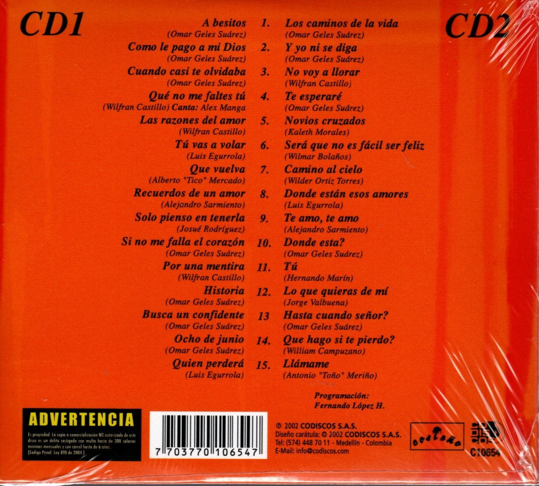 CD X2 Los Diablitos - 30 Mejores