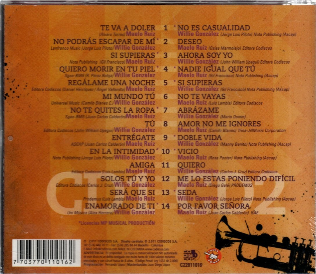 CD X2 Maelo Ruiz A Willie González