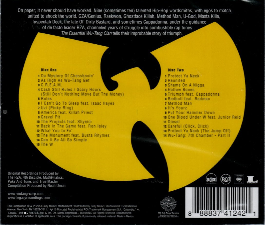 CDX2 Wu-Tang Clan – The Essential Wu-Tang Clan