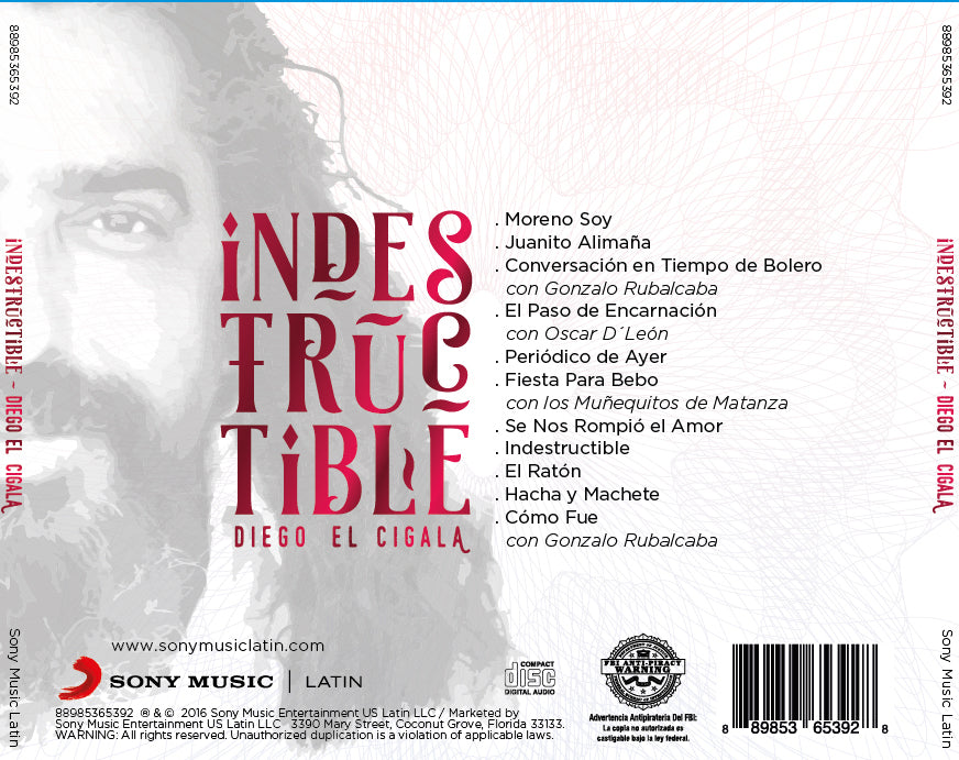 CD Diego El Cigala - Indestructible