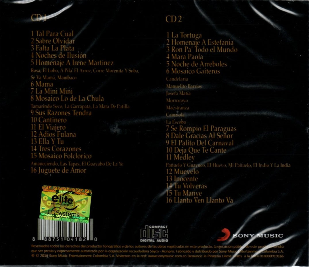 CD x2 Joe Arroyo - Grandes éxitos estrellas de oro