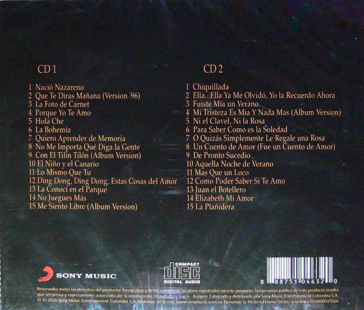 CD x2 Leonardo Favio - Estrellas de Oro