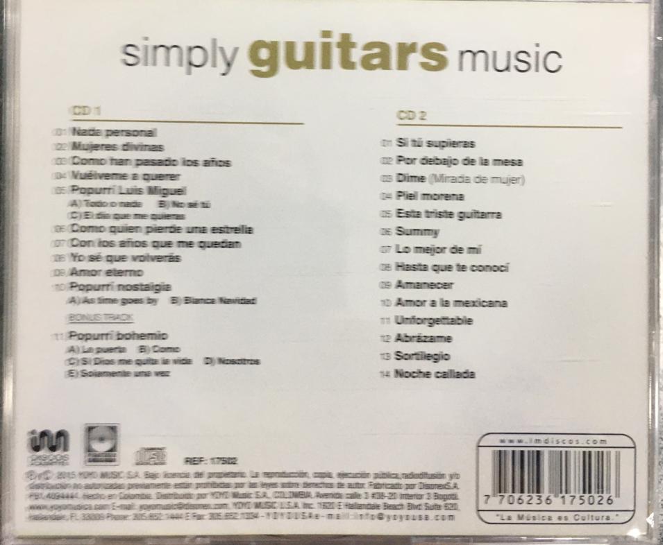 CDX2 Simply Guitars Music - Double Golden Collection