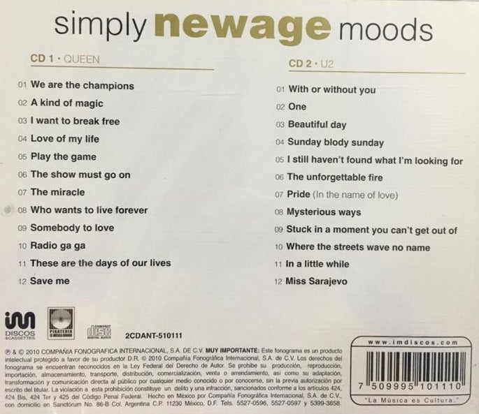 CDX2 Simply Newage Moods - Double Golden Collection