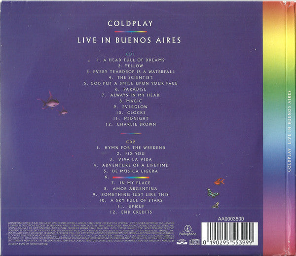CD X2 ColdPlay - Live In Buenos Aires