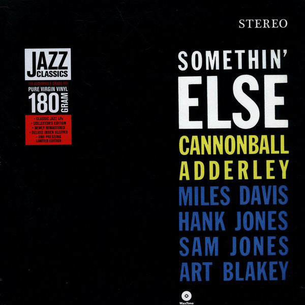 LP Cannonball Adderley ‎– Somethin' Else