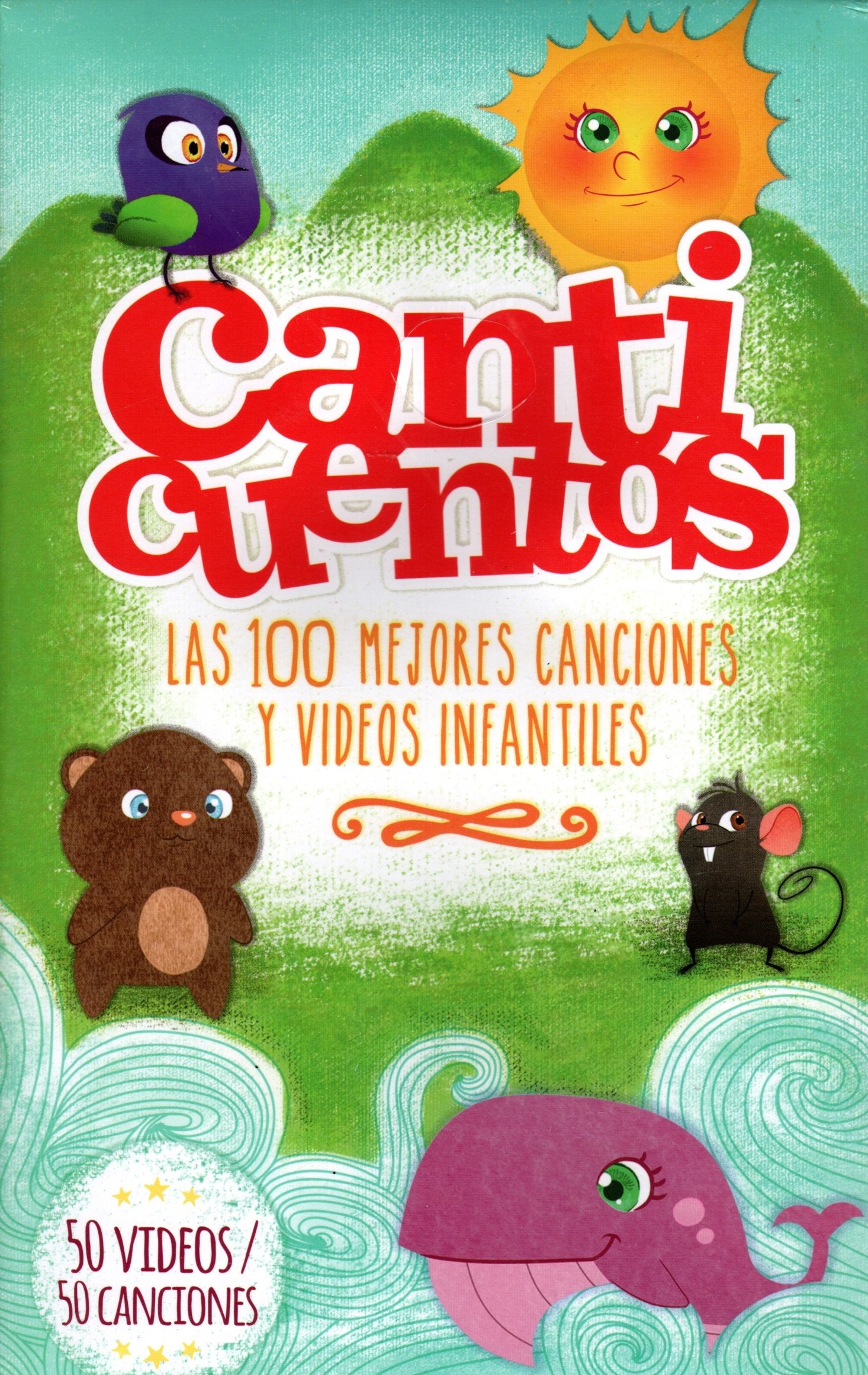 CDX2 + DVDX2 Canti Cuentos - Las 100 Mejores Canciones Y Videos Infantiles