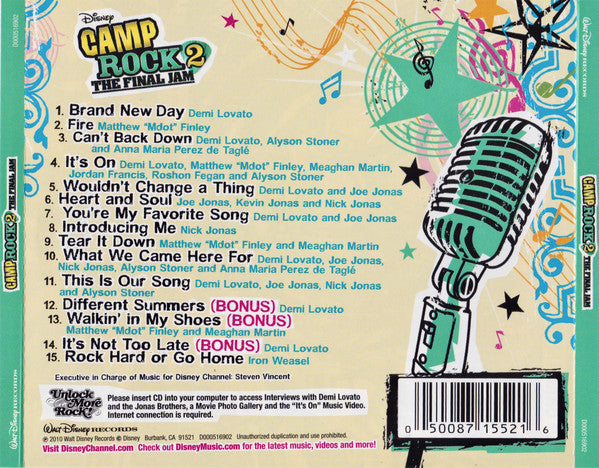 CD Cast Of Camp Rock ‎– Camp Rock 2: The Final Jam