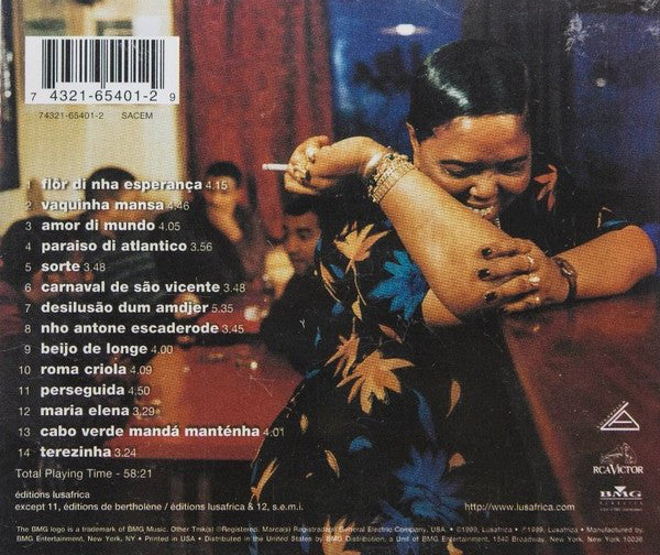 CD Cesaria Evora ‎– Café Atlantico