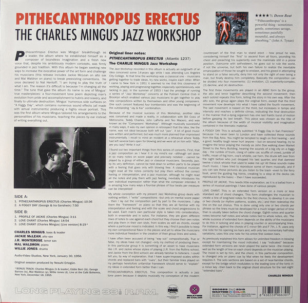 LP Charles Mingus – Pithecanthropus Erectus
