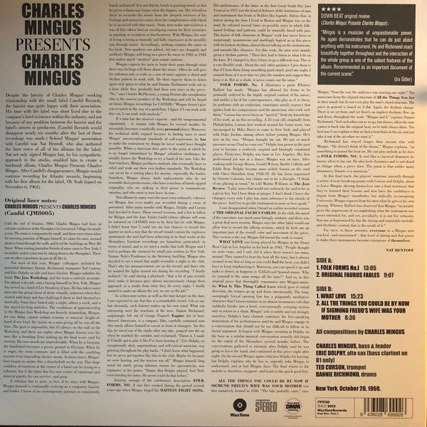LP Charles Mingus – Presents Charles Mingus
