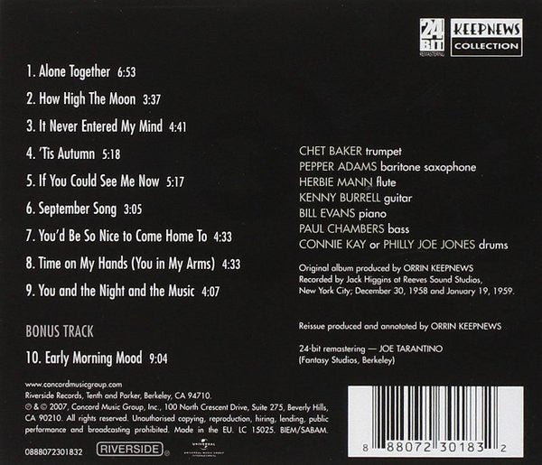 CD  Chet Baker – Chet