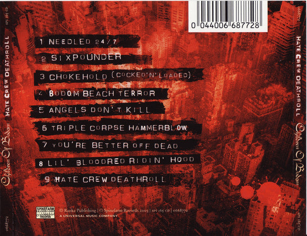 CD Children Of Bodom ‎– Hate Crew Deathroll