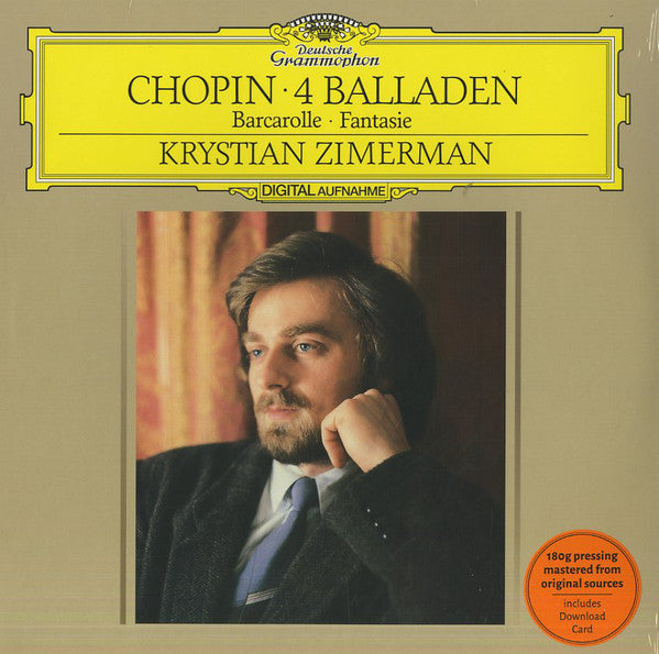 LP Chopin - Krystian Zimerman ‎– 4 Balladen · Barcarolle · Fantasie