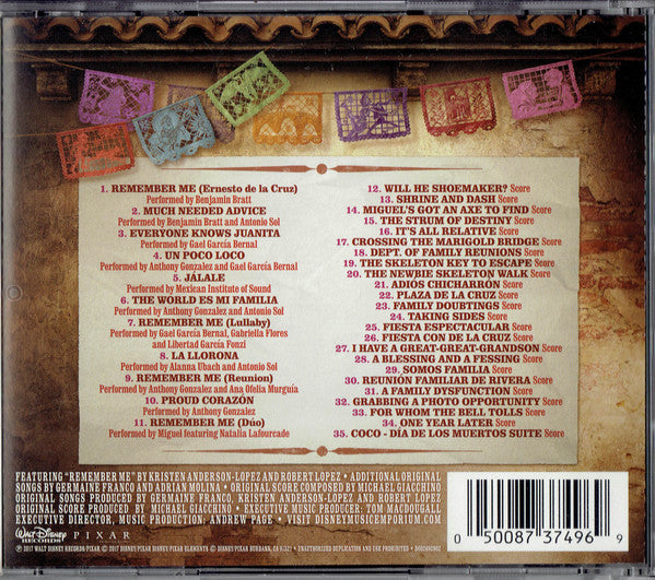 CD  Coco (Original Motion Picture Soundtrack)