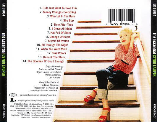 CD Cyndi Lauper ‎– The Essential Cyndi Lauper