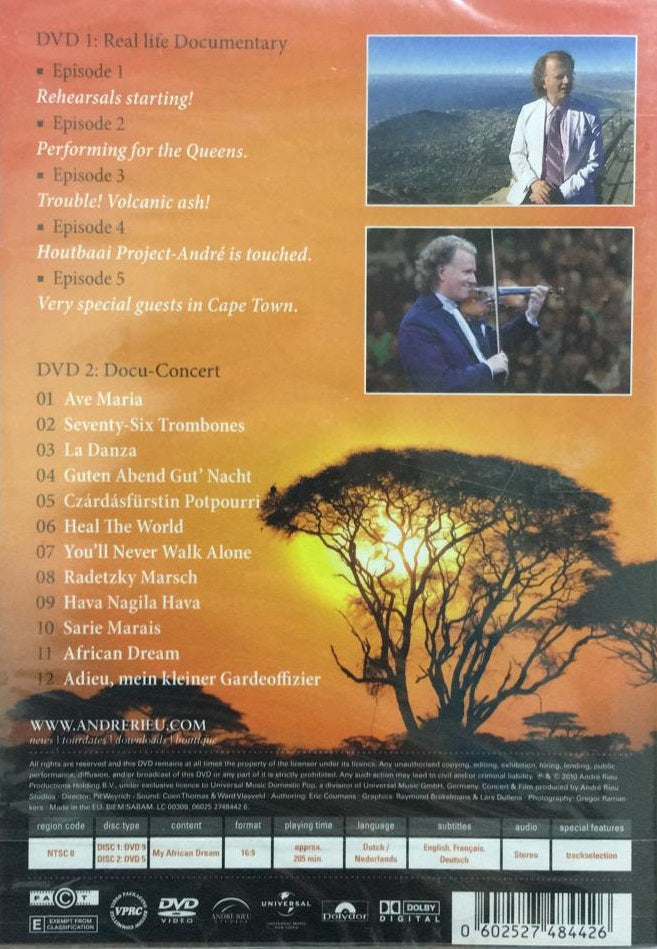 DVD André Rieu – My African Dream