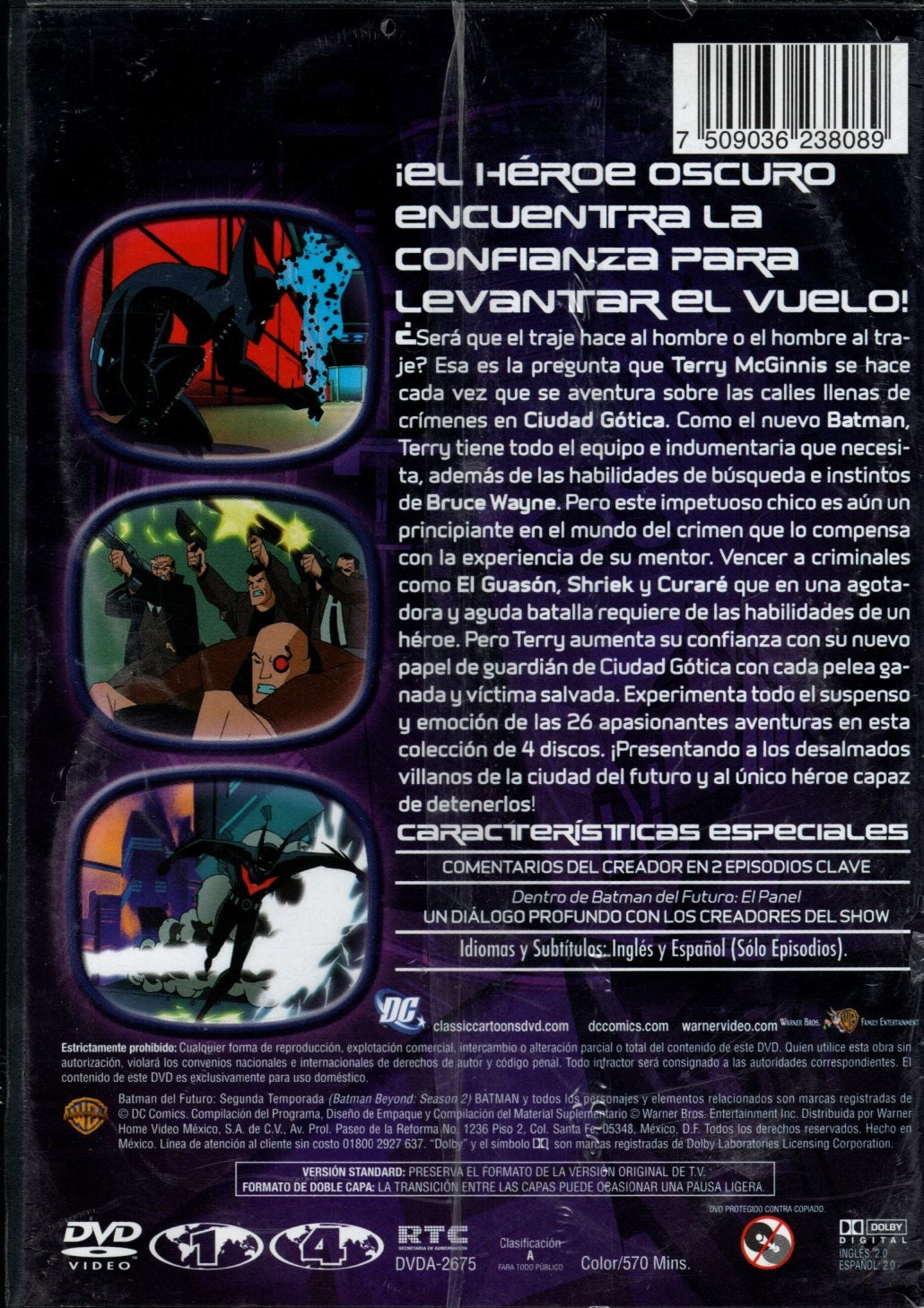 DVD Batman del Futuro - Temporada 2