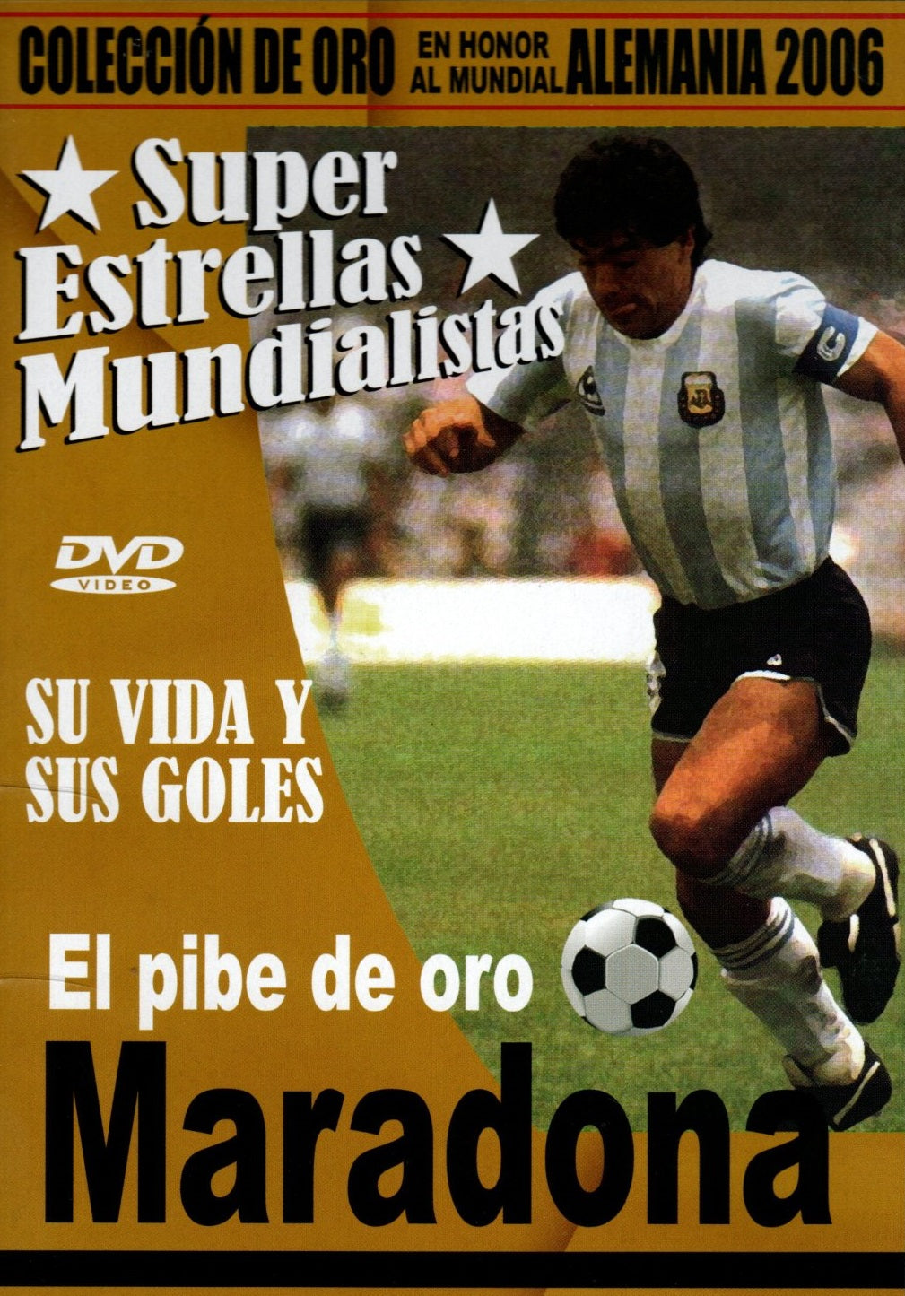 DVD Maradona - Super estrellas mundialistas colección de oro Alemania 2006