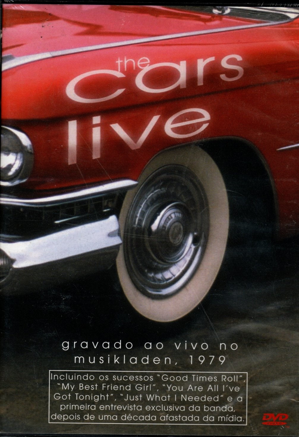 DVD The Cars - Live gravando ao no musikladen 1979