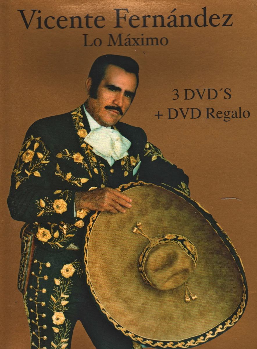 DVD x4 Vicente Fernandez - Lo máximo