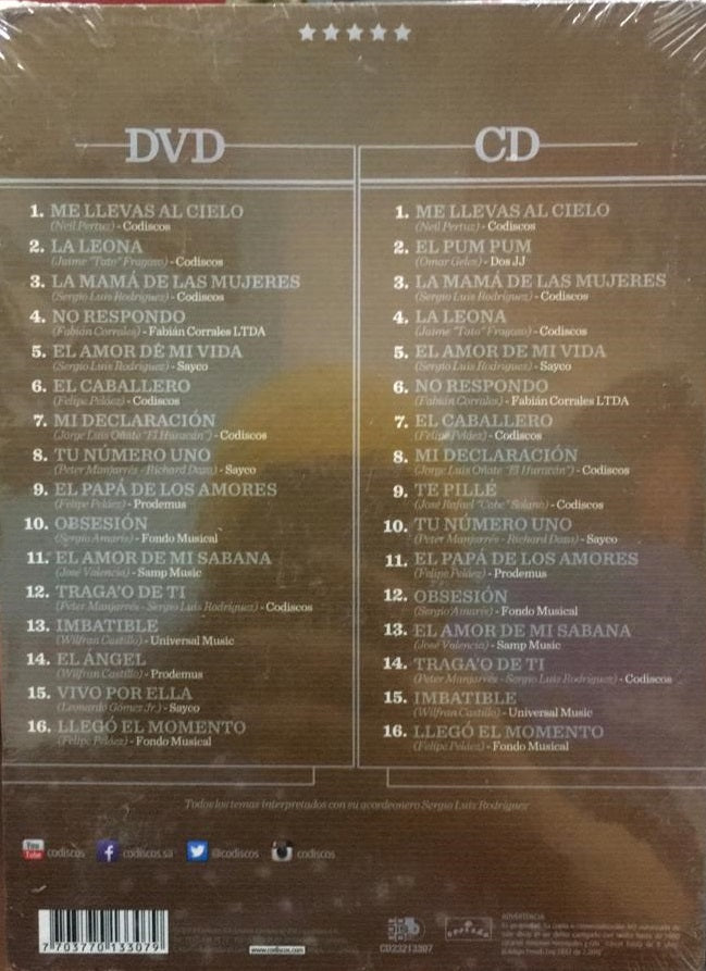 DVD + CD Peter Manjarrés - Serie Platino
