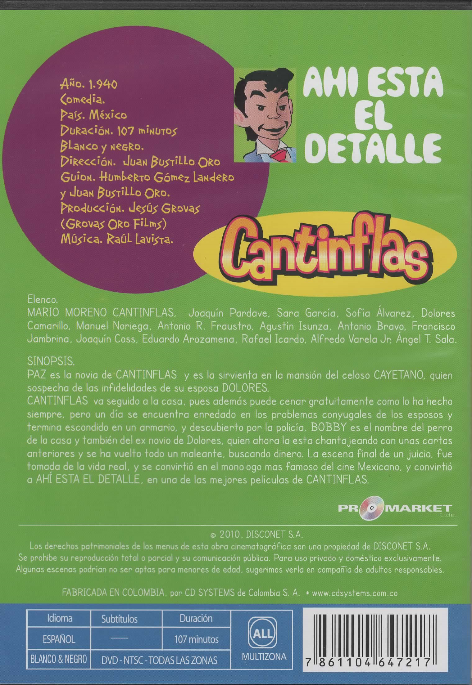 DVD Cantinflas - Ahí está el detalle