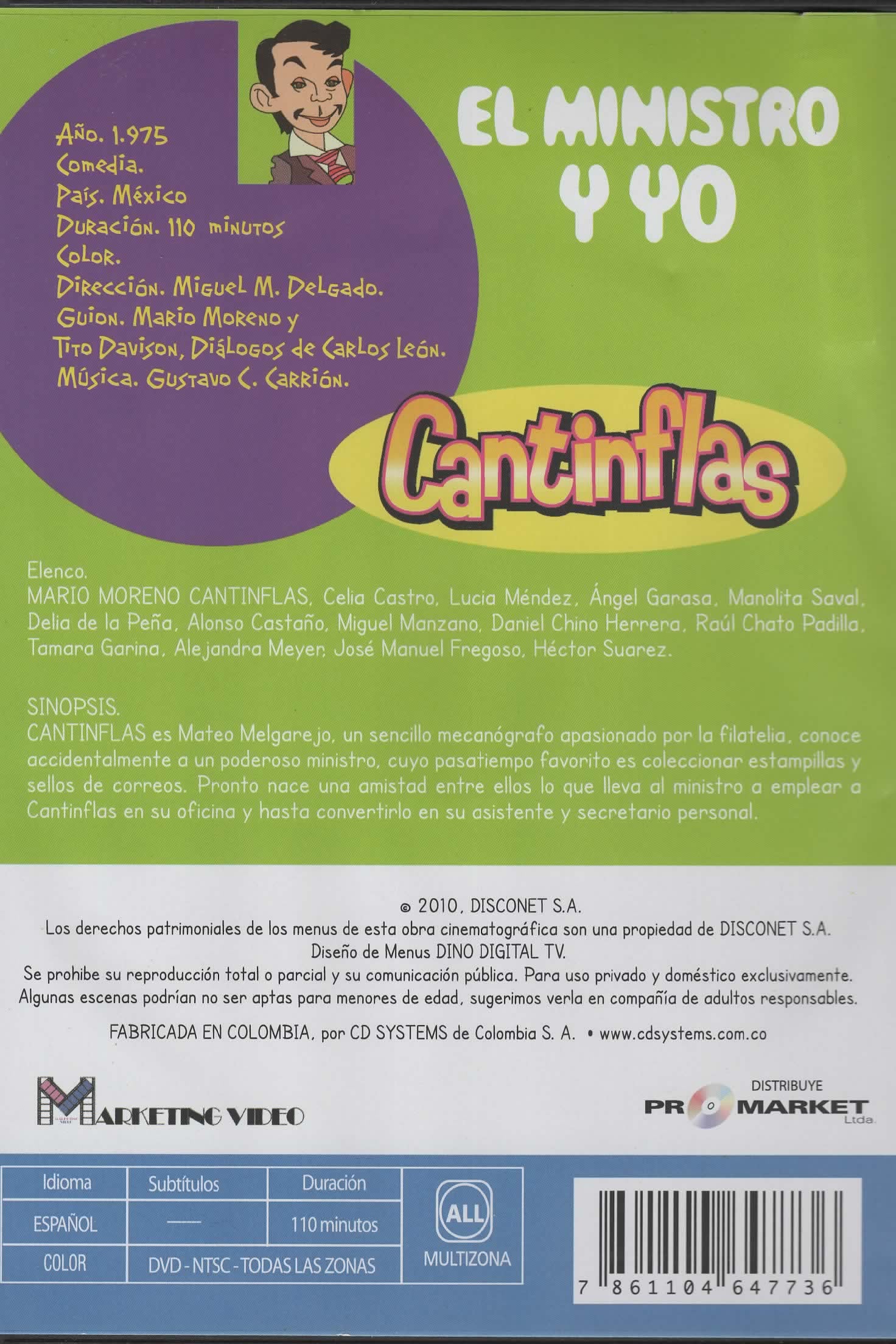 DVD Cantinflas - El ministro y yo