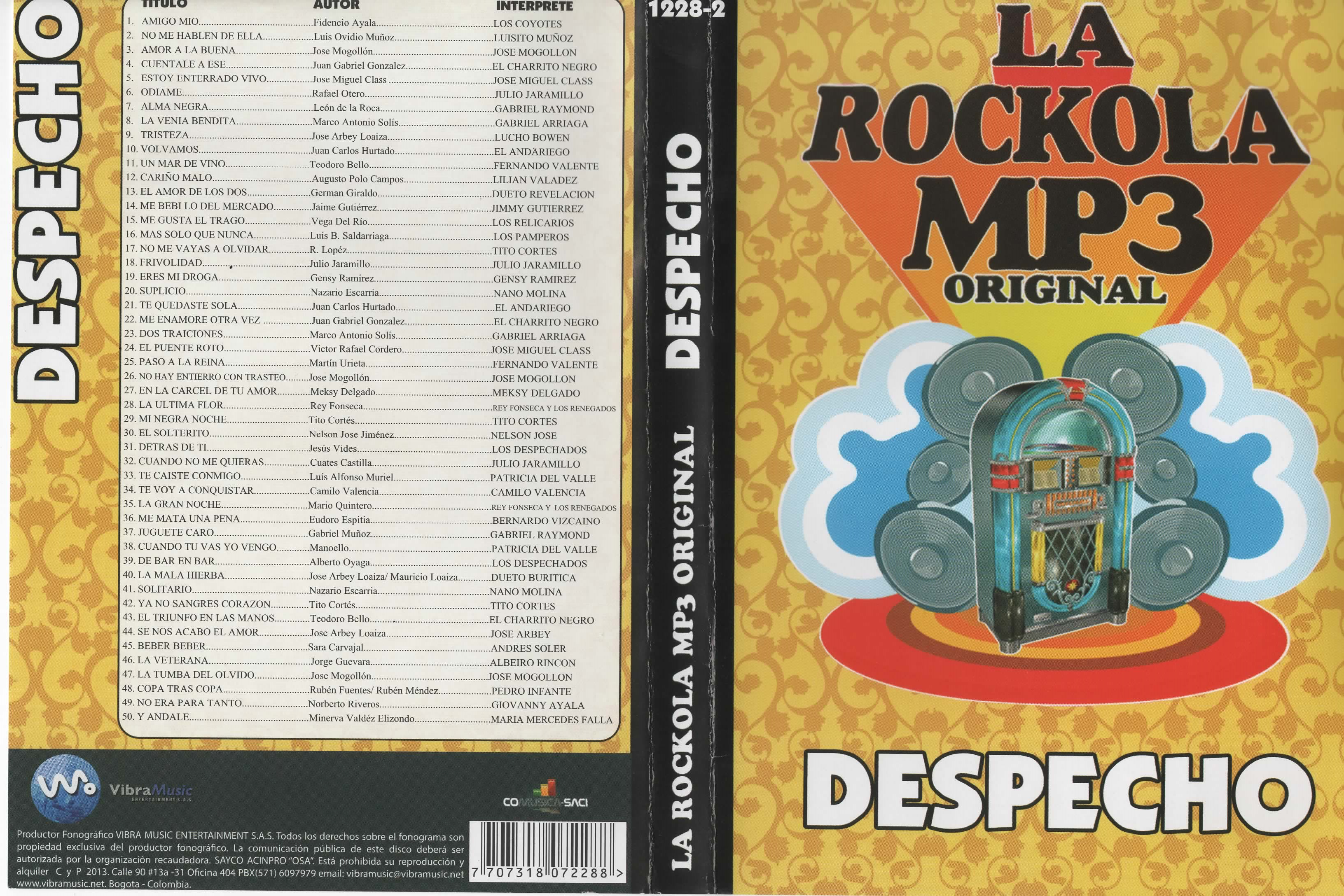 DVD Despecho - La rockola mp3