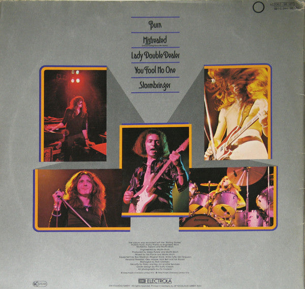 LP Deep Purple ‎– Made In Europe