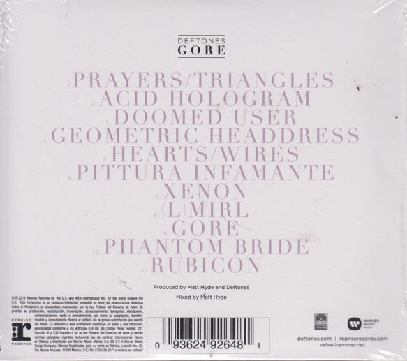 CD Deftones ‎– Gore