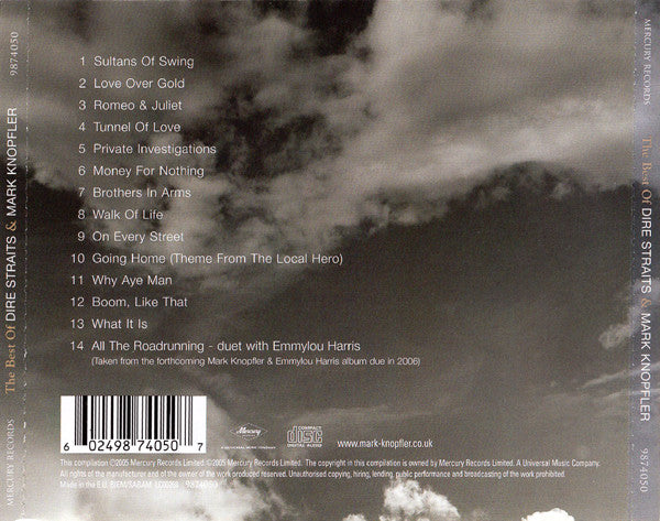 CD Dire Straits & Mark Knopfler ‎– Private Investigations - The Best Of
