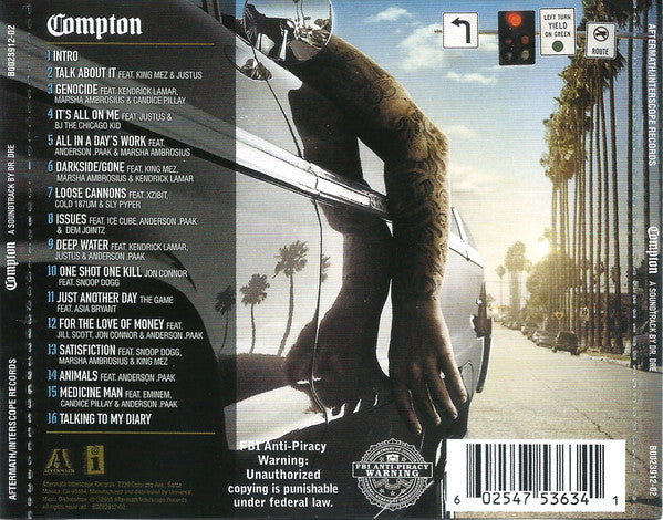 CD Dr. Dre ‎– Compton (A Soundtrack By Dr. Dre)