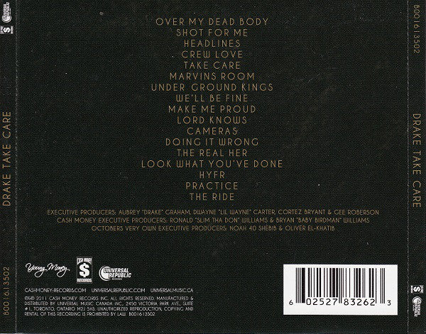 CD Drake ‎– Take Care