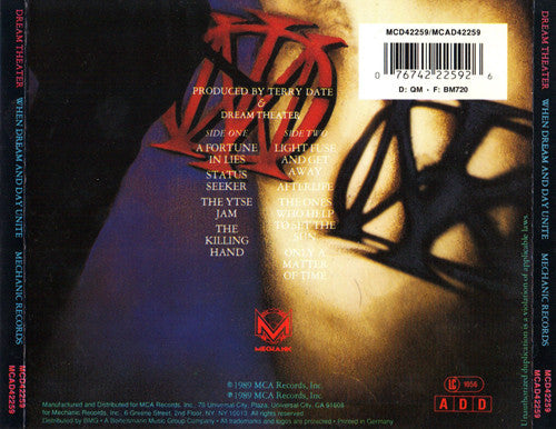 CD Dream Theater – When Dream And Day Unite